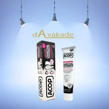 خمیردندان زغالی ضد پلاک