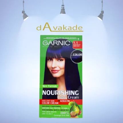 رنگ مو زنانه 1.1 مشکی پرکلاغی گارنیک GARNIC