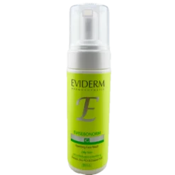 فوم شستشوی صورت مناسب پوست چرب اوی EVIDERM سبونورم اویدرم