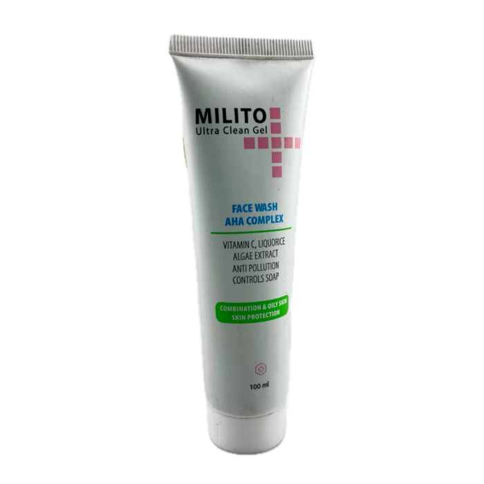 ژل شستشو پوست مختلط تا چرب MILITO