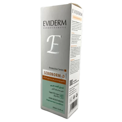 شامپو پوست سر چرب و موی خشک (تعدیل کننده چربی) EVIDERM