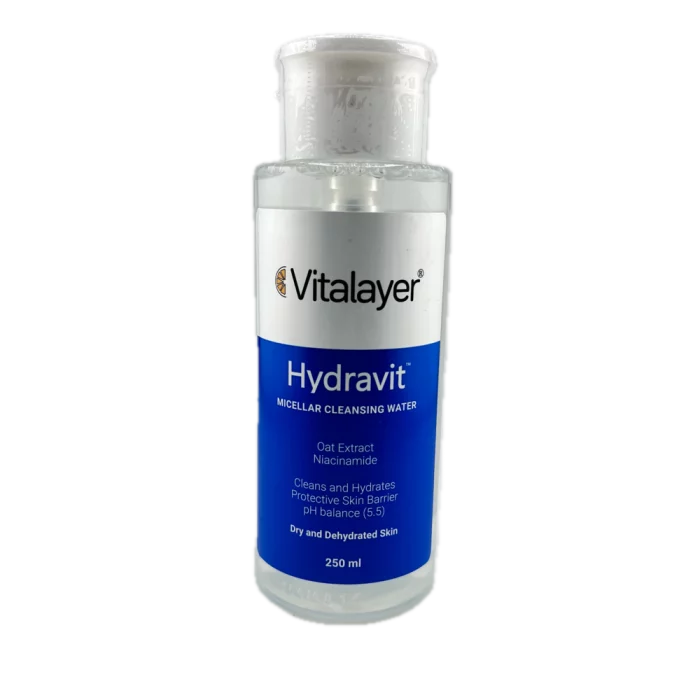 محلول پاک کننده آرایش هیدراویت مناسب پوست خشک vitalayer