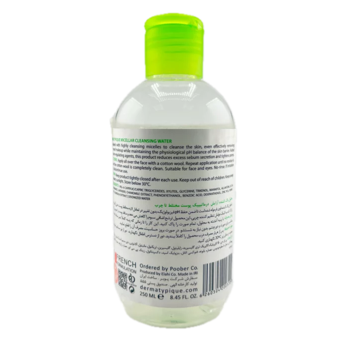 محلول پاک کننده آرایش پوست مختلط تا چرب Dermatypique