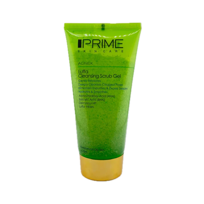 ژل پاک کننده اسکراب لوفا مناسب پوست مختلط تا چرب Prime