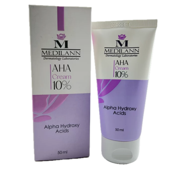 کرم حائی آلفاهیدروکسی اسید 10% MediLann