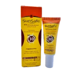 کرم دور چشم حاوی ضد آفتاب SPF 30 بژ طبیعی SunSafe