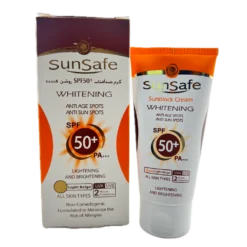 کرم ضد آفتاب روشن کننده بژ روشن SunSafe