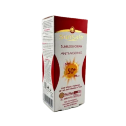 کرم ضد آفتاب ضد چروک مناسب انواع پوست بژ طبیعی SunSafe