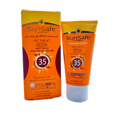 کرم ضد آفتاب فاقد چربی SPF 35 SunSafe