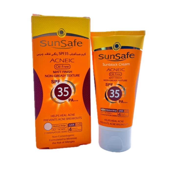 کرم ضد آفتاب بدون چربی SPF 35 SunSafe
