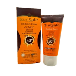 کرم ضد آفتاب فاقد چربی SPF 50 بژ روشنSunSafe
