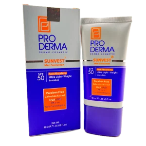 کرم ضد آفتاب فاقد چربی مخصوص آقایان SPF 50 ProDerma