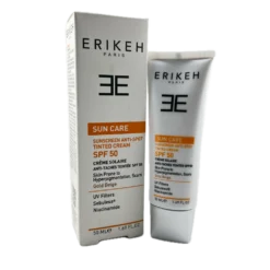 کرم ضد آفتاب و ضد لک SPF گلد بژ50 Erikeh
