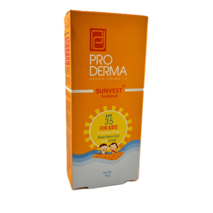 کرم ضد آفتاب کودکان فاقد جاذب شیمیایی SPF35 ProDerma
