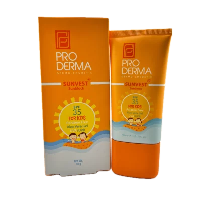 کرم ضد آفتاب کودکان فاقد جاذب شیمیایی SPF35 ProDerma