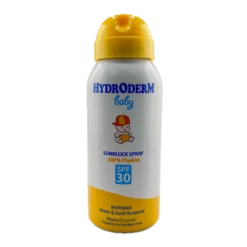 اسپری ضد آفتاب کودکان SPF30 فاقد جاذب های شیمیایی HYDRODERM