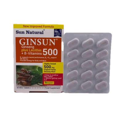 قرص جینسان 30 عدد SunNatural