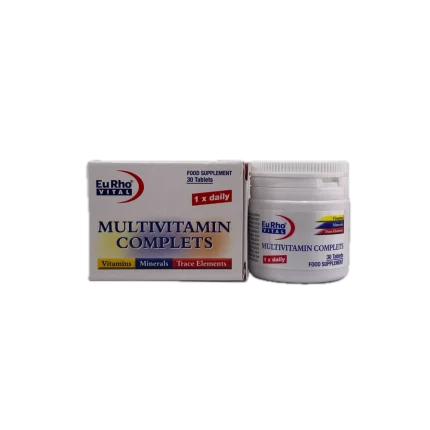 قرص مولتی ویتامین کامپلیت یوروویتال 30 عدد EuRho Vital