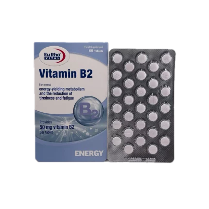قرص ویتامین B2 یوروویتال 60 عدد EuRho VITAL