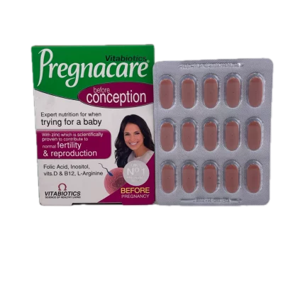 قرص پرگناکر کانسپشن ویتابیوتیکس vitabiotics 30 عدد