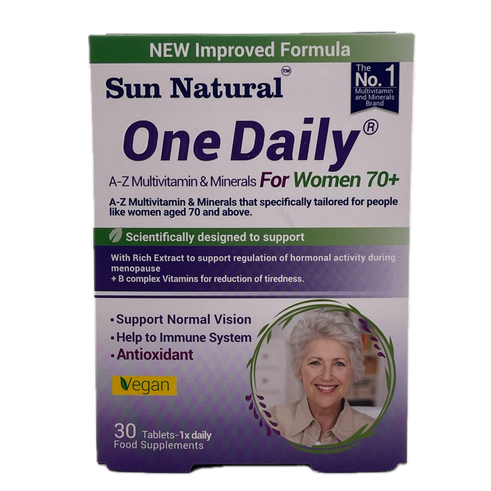 مولتی ویتامین و مینرال وان دیلی بانوان بالای 70 سال SunNatural