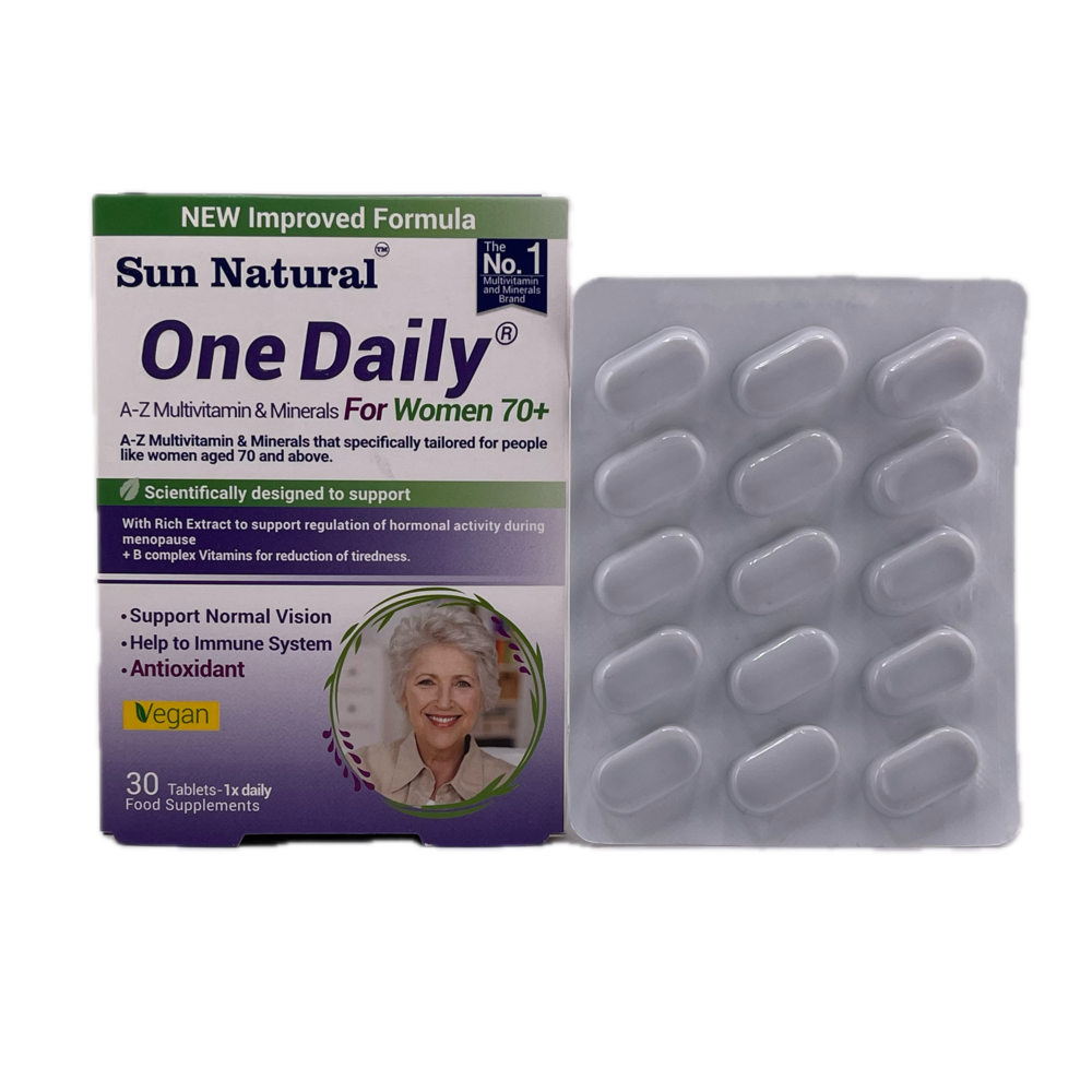 مولتی ویتامین و مینرال وان دیلی بانوان بالای 70 سال SunNatural