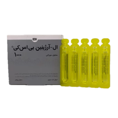 ویال خوراکی ال آرژینین 1000 بی اس کی BSK 10 عددی