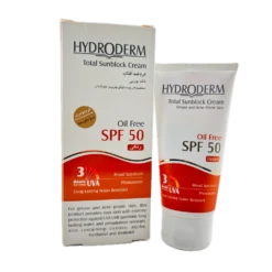 کرم ضد آفتاب SPF50رنگی فاقد چربی HYDRODERM