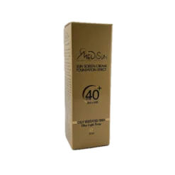 167) کرم ضد آفتاب بژ خیلی روشن SPF 40 مناسب برای پوست حساس و چرب MediSun