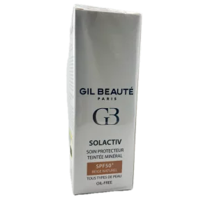 کرم ضد آفتاب SPF50سل اکتیو پوست چرب بژ طبیعیGil Beaute