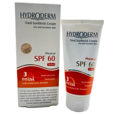 کرم ضدآفتاب SPF60 HYDRODERM