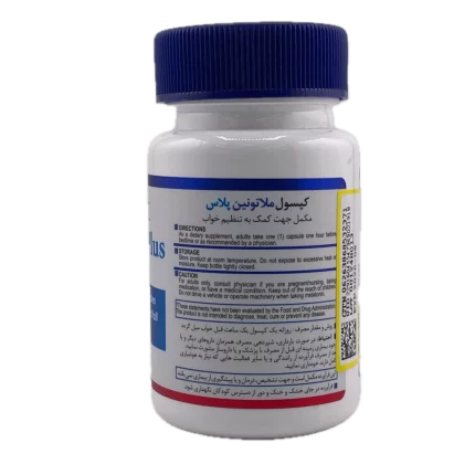 کپسول ملاتونین پلاس-مکمل جهت تنظیم خواب HealthBurst