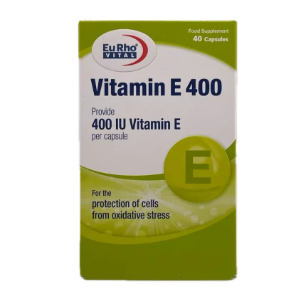 کپسول ژلاتینی ویتامین E 400 واحدی یوروویتال EuRho VITAL