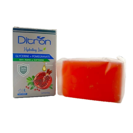 صابون گلیسیرین انار دیترون ضد چروک و نرم کننده 100 گرم