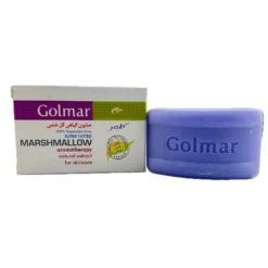 صابون گیاهی گل ختمی گلمر نرم و لطیف کننده پوست 90 گرم
