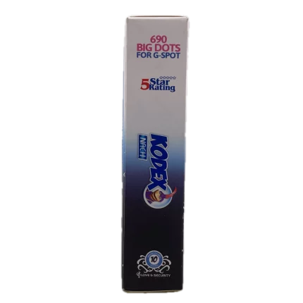 کاندوم بیگ داتس خاردار درشت کدکس Big Dots 690 Kodex 12 عددی