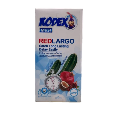 کاندوم تاخیری کدکس رد لارگو Red Cactus Kodex 12 عددی