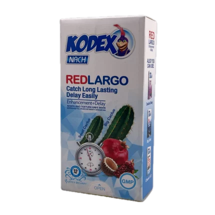 کاندوم تاخیری کدکس رد لارگو Red Cactus Kodex 12 عددی