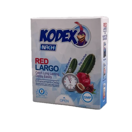 کاندوم تاخیری کدکس رد لارگو Red Cactus Kodex 3عددی