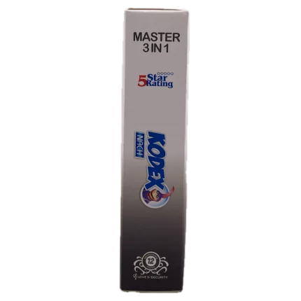 کاندوم تاخیری کدکس مدل Master 3 In 1 Kodex بسته 12 عددی