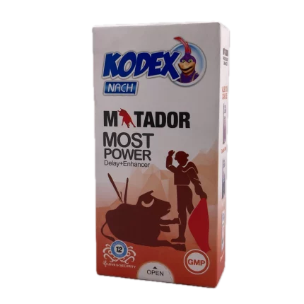 کاندوم خاردار و حلقوی کدکس مدل Matador بسته 12 عددی