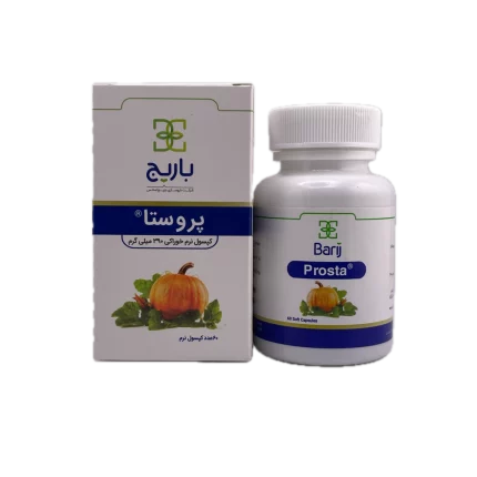 کپسول نرم خوراکی پروستا 390 میلی گرمی باریج اسانس