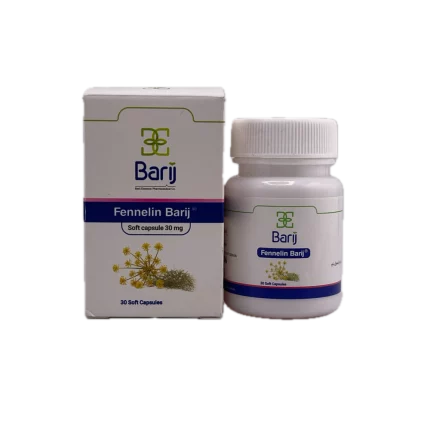 کپسول نرم فنلین 30 میلی گرم باریج اسانس 30 عددی