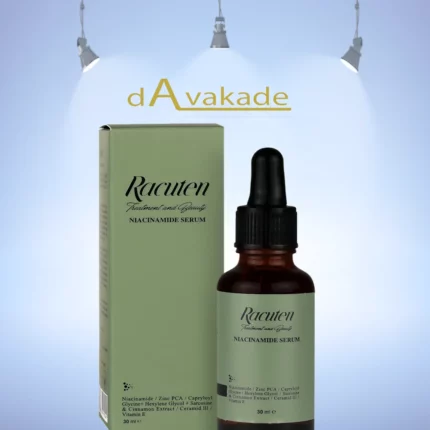 سرم نیاسینامید 10 درصد راکوتن سرم نیاسینامید 10 درصد راکوتن با فرمول غنی و اثرگذاری بالا، به بهبود بافت پوست، کاهش لکه‌های تیره و کنترل چربی کمک می‌کند. این سرم با خاصیت ضدالتهاب و آنتی‌اکسیدانی، قرمزی پوست را کاهش داده و شفافیت و طراوت را بازمی‌گرداند. قیمت مناسب در کنار کیفیت بالا، آن را به انتخابی هوشمندانه برای افرادی که به دنبال پوستی صاف و روشن با هزینه معقول هستند، تبدیل کرده است. تخفیف استثنایی — فرصت خرید هوشمندانه همین حالا برای مشاوره تخصصی رایگان در خصوص خرید این محصول با شماره تلفن 02144088830 و از طریق ارسال پیام پشتیبانی میتوانید اقدام فرمائید. محصول اورجینال با تضمین کیفیت با تکمیل خرید بالای ۵۰۰ هزار تومان، ارسال رایگان خواهید داشت برندراکوتن نوع محصولسرم پوست حجمنامشخص ترکیب کلیدینیاسینامید 10٪ کارکردروشن‌کننده، کنترل چربی، ضد التهاب مناسب برایانواع پوست به‌ویژه پوست‌های چرب و مختلط کشور سازندهنامشخص ارسال کمتر از 48 ساعت سراسر کشور