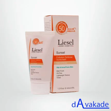 ضد آفتاب رنگی پوست چرب لایسل