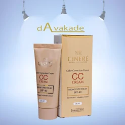 سی‌سی کرم روشن‌کننده SPF40 رنگ روشن سینره CINERE