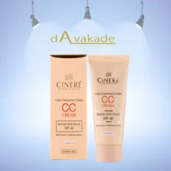 سی‌سی کرم روشن‌کننده SPF40 رنگ متوسط سینره CINERE