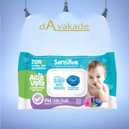 دستمال مرطوب کودک حساس درب‌دار دافی DAFI