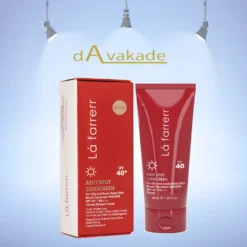 ضد آفتاب و ضد لک SPF40 پوست چرب رنگ برنز لافارر Lafarrerr