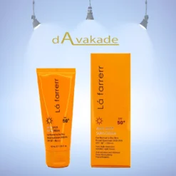 ضد آفتاب و ضد لک SPF50 پوست خشک بی‌رنگ لافارر Lafarrerr